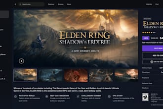 design game UI, icons, game store screenshot and 3d game assets