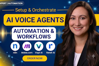 setup n8n make com automation workflow vapi retell ai elevenlabs ai receptionist