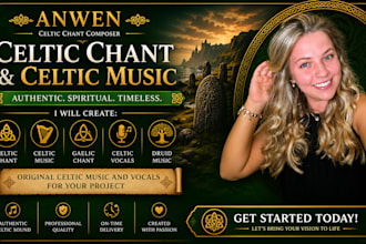 create celtic chant, celtic music, gaelic chant, celtic vocals, druid music