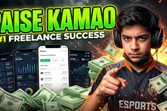 design eye catching gaming youtube thumbnail for free fire pubg