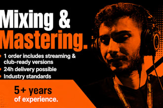 do mixing and mastering for your tracks and albums