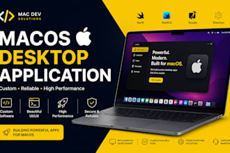 develop macos desktop app using swift, xcode, applescript, notarization