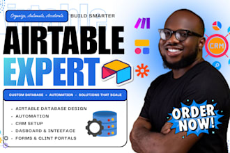 setup airtable crm database, airtable automation, interface, sofr webapp, n8n ai