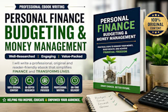 write a finance self help and money management ebook