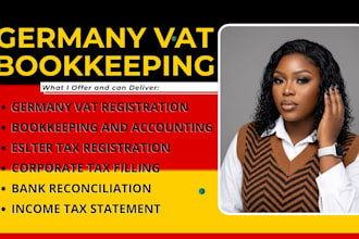 do german company account clean up, profit and loss, german bookkeeping clean up