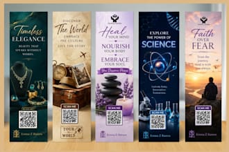 design bookmark for authors bookstores christian brand business library clubs