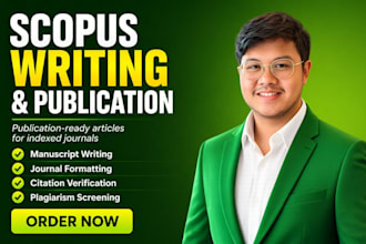 scopus writing, formatting and journal publication for your research article