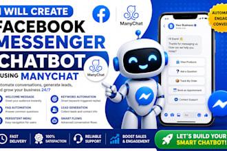 create a facebook messenger chatbot using manychat
