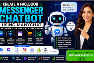 create a facebook messenger chatbot using manychat