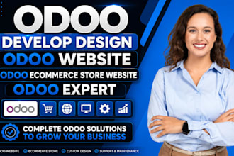develop design odoo website odoo ecommerce store website and odoo expert