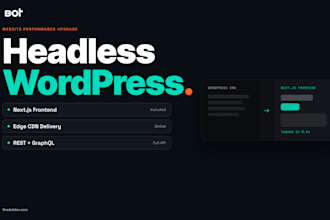 build a blazing fast headless wordpress website with next js