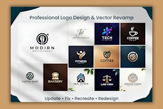 update, edit food logo design