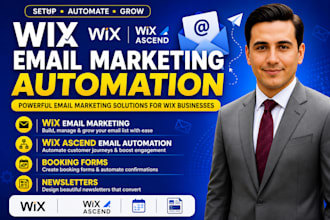 do wix email marketing, wix ascend email automation, booking forms, newsletters