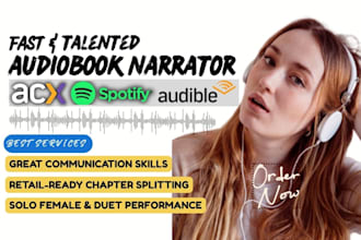 help romance authors record acx compliant female audiobook narration