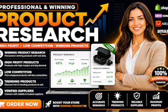 do winning product research, dropshipping product research and product research