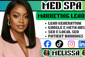 med spa marketing med spa leads patient leads  facebook ads google ads bookings