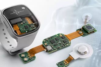 design wearable pcb for smartwatch fitness tracker iot medical device