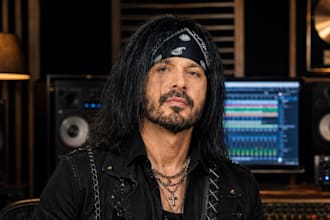 lead vocal high energetic rock vocal guitar punk metal song as your male singer