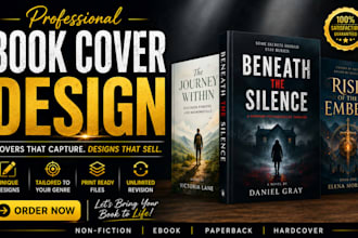 design a professional book cover designs for christian book self help books