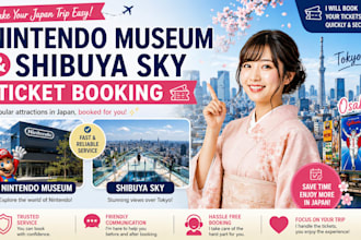 book nintendo museum and shibuya sky tickets in japan