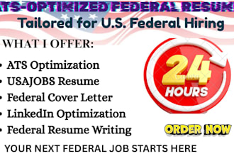 a professional ats usajobs federal resume