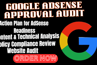 audit and optimize your website for google adsense approval n policy compliance