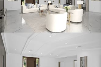 do professional real estate virtual staging and home renovation
