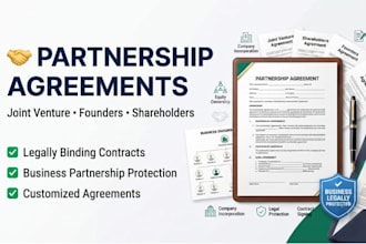do partnership agreement joint venture and shareholders contract