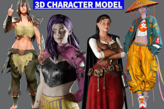 do stylized 3d character model realistic 3d game character unreal engine unity