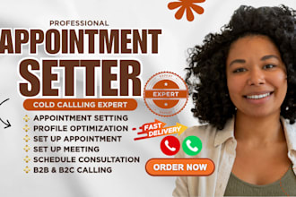 be your appointment setter commission based sales closer customer outreach