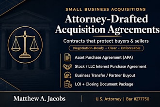 prepare your business equity purchase and sale agreement