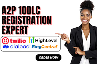 set up a2p 10dlc for gohighlevel a2p 10dlc, twilio a2p 10dlc, tcr registration