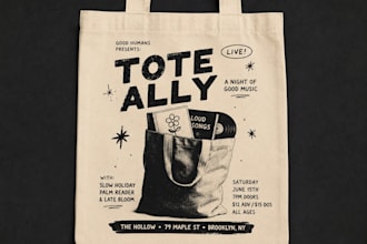 create professional tote bag tech pack for manufacturing