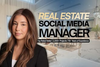 be your real estate social media manager and content creator