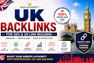 build high authority UK backlinks for SEO UK link building