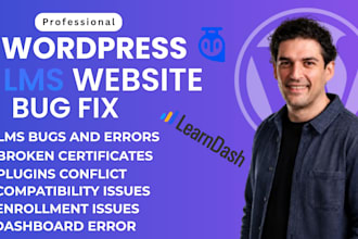 fix and troubleshoot your learndash or tutor lms website issues