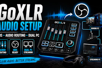 setup goxlr audio routing with obs for professional streaming