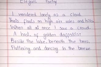 do neat academic handwriting and formatting assignments