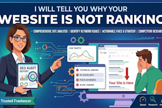 tell you why your website is not ranking