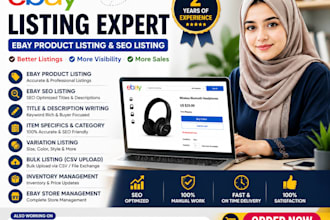 do ebay listing, ebay product listing, ebay product upload