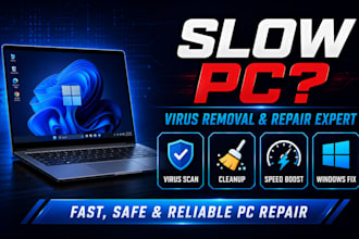fix your slow, crashing or virus infected windows pc