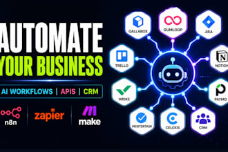 setup gumloop celoxis meistertask paymo jira wrike  automation on n8n make crm