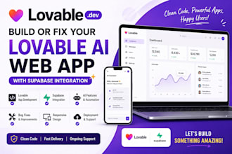 fix your lovable ai web app with supabase lovable mvp saas webapp integration