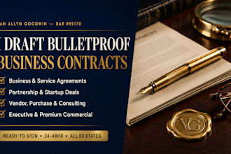 draft your partnership, shareholder, or startup operating agreement