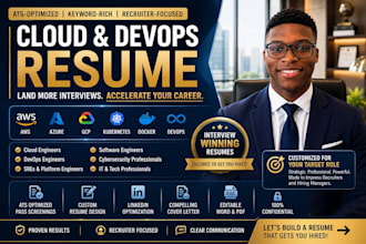 write ats cloud engineer, devops, AWS, azure, software engineer resume