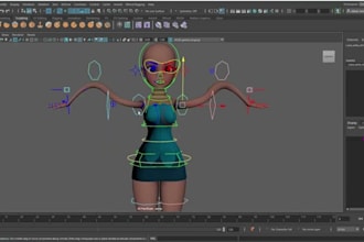 fix 3d character rig, ikfk rig,full body and face rig, humanoid rig,morph target
