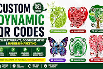create custom qr codes for restaurants, dynamic qr codes for business marketing