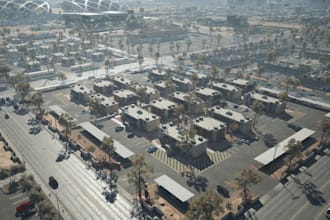 design open world 3d environment landscape interior exterior and game map design