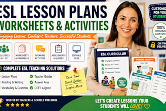 create cefr aligned esl curriculum lesson plans worksheets and assessments