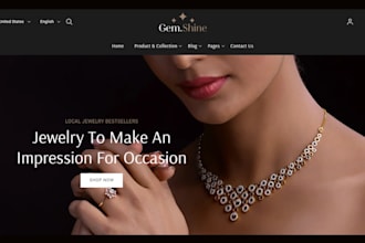 jewelry website jewelry shopify  necklace store bracelets store watch website